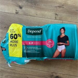 28 Depend Fresh Protection Underwear
